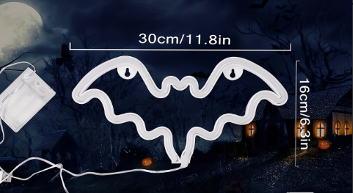 AuraGlow™ - Néon Chauve-Souris