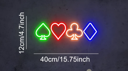 AuraGlow™ - Néon Poker